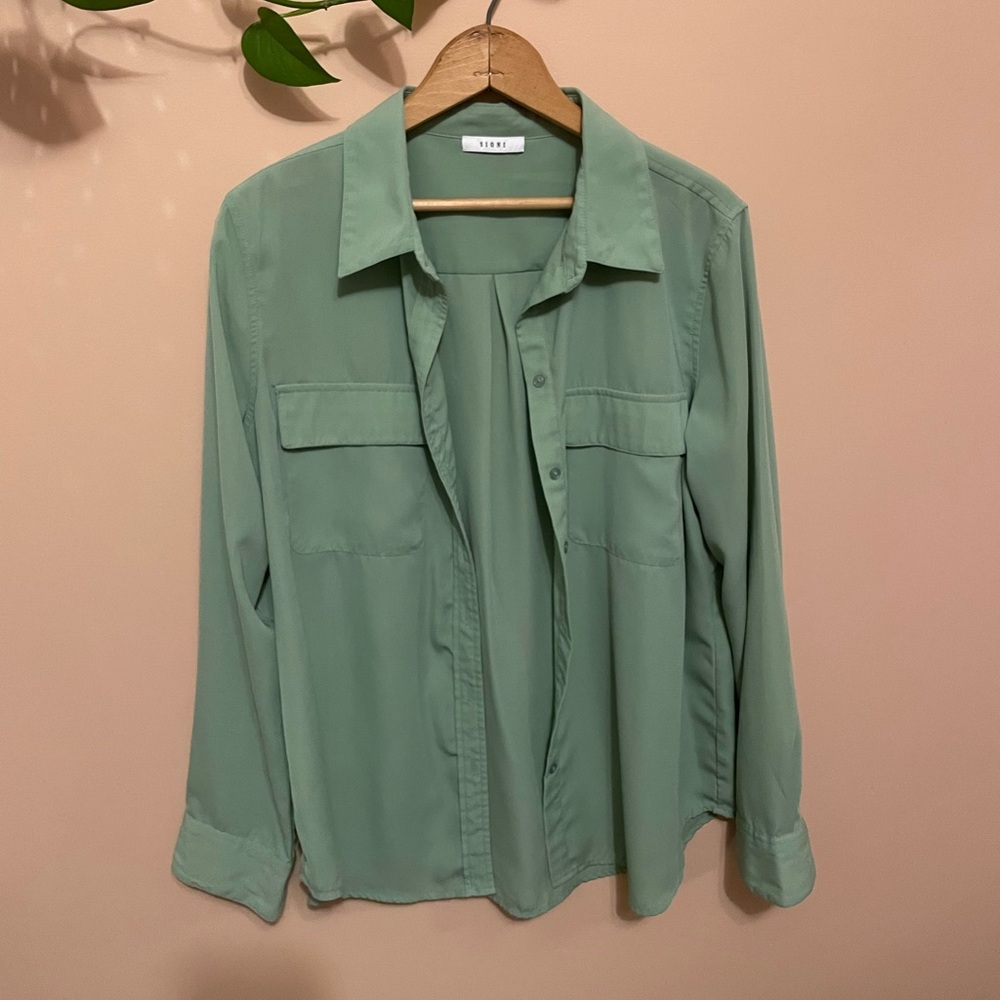Sioni Aqua Blouse